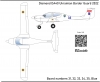 Diamond DA40, DA42NG Ukrainian Border Guard decal 1\48