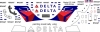 Декаль Боинг-717 Delta Airlines 1\144