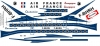 Sud SE210 Caravelle Air France decal 1\100
