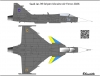 Декаль Saab Jas 39 Gripen  ВС Украиньі 1\72