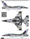 General Dynamics F-16 Ukraine AF 1/72 decal