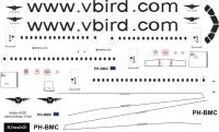 Airbus A-320 Vbird Airlines decal 1\144