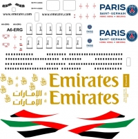 Airbus A340-500 Emirates decal 1\144
