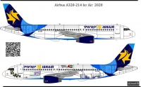 Airbus A320 ISRAIR decal 1\144