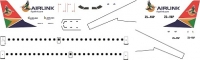 Embraer 190 AIRLINK decal 1\144