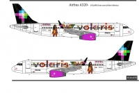Airbus A320 Volaris decal 1\144