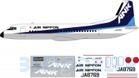 NAMC YS-11 AIR NIPPON decal 1\72
