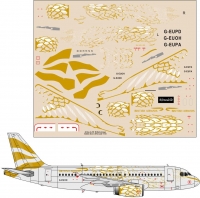 Airbus A-319 British Airways Golden Dove decal 1\144