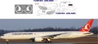 Boeing 777 Turkish Airlines decal 1\144