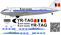 Li-2 Romanian Air Transport Tarom decal 1\72