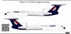 Tupolev Tu-154 Malev  decal 1\144